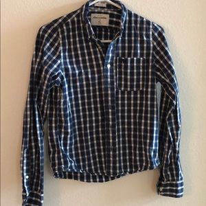Boys XL long sleeve Abercrombie button down